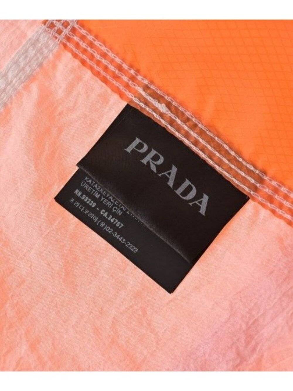 ★SOLD★ Prada Shoulder Bag Orange - Picture 4 of 5